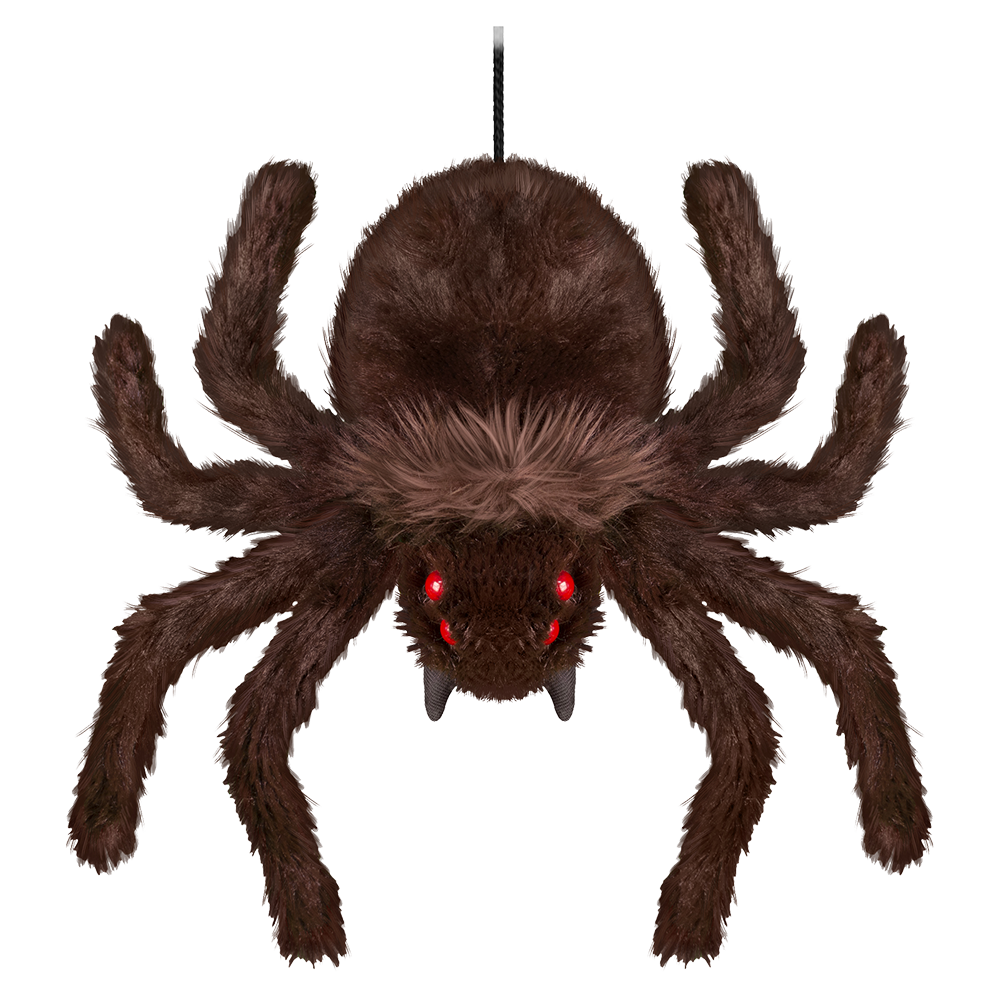 Hanging Shaking Spider Brown (Mini)