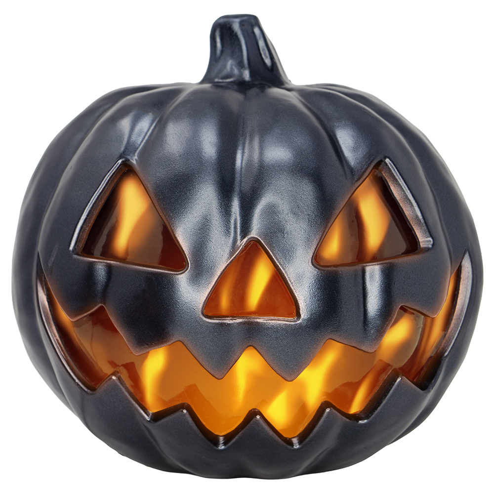  Flaming Metallic Pumpkin
