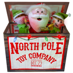 Animated Christmas Pop-Up Toy Box™