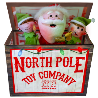 Animated Christmas Pop-Up Toy Box™