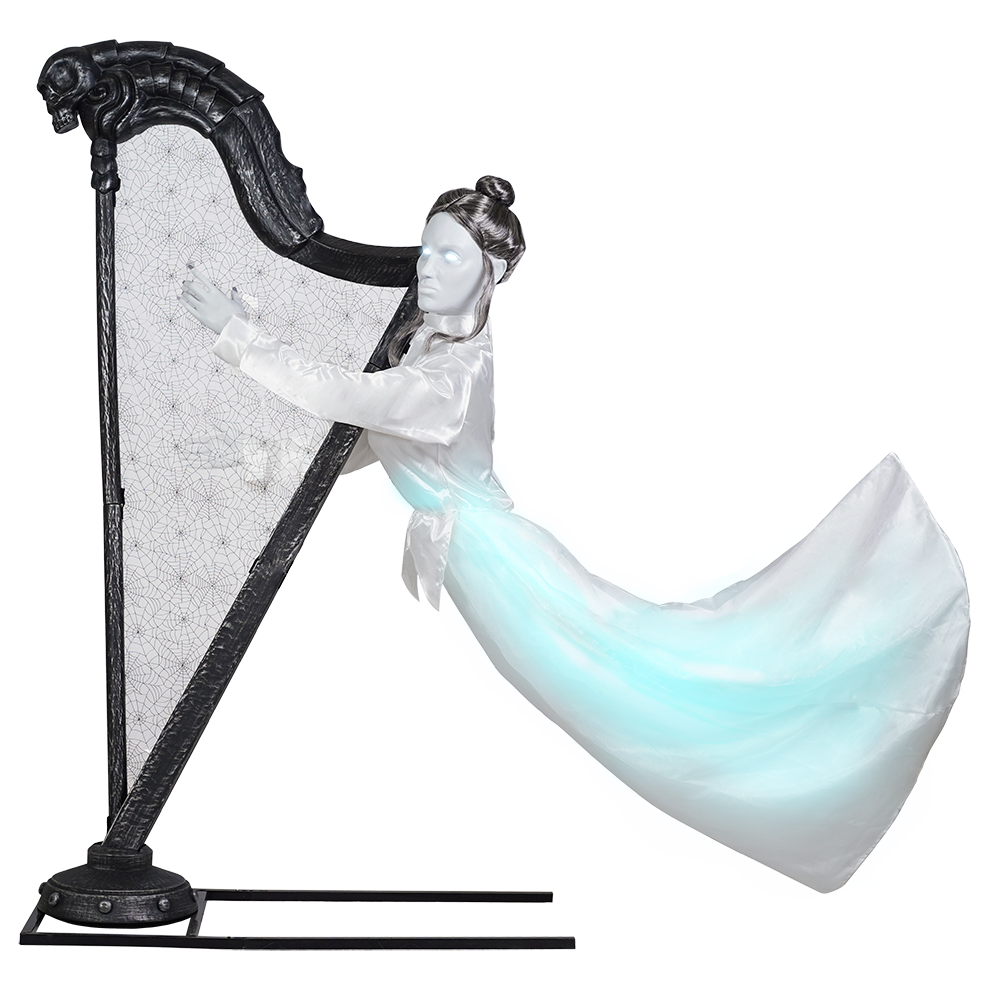 Celeste The Restless Ghost Harp Animatronic