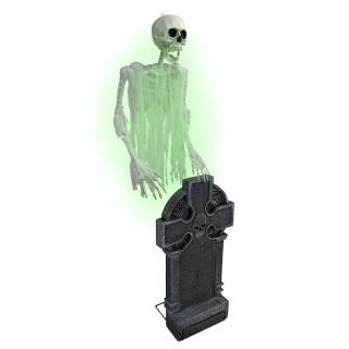 Floating Ghost Over Tombstone™ (Risen From The Grave™)