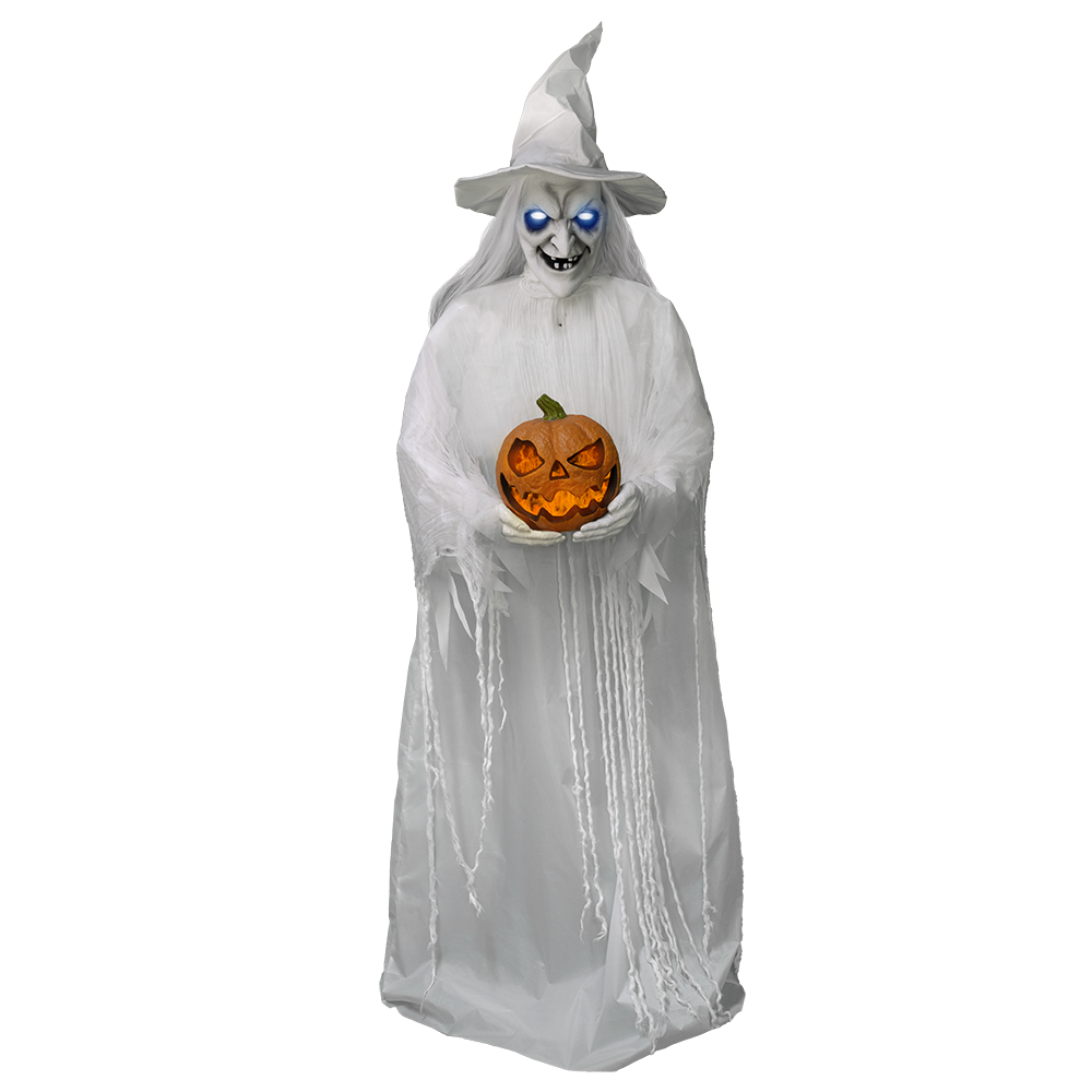 Animated Ghost Witch™ - White