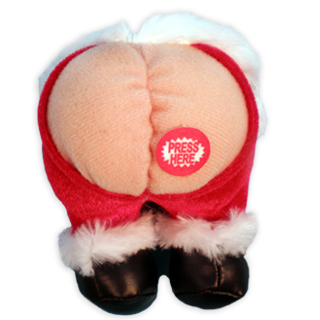 Santa Butt Ornament