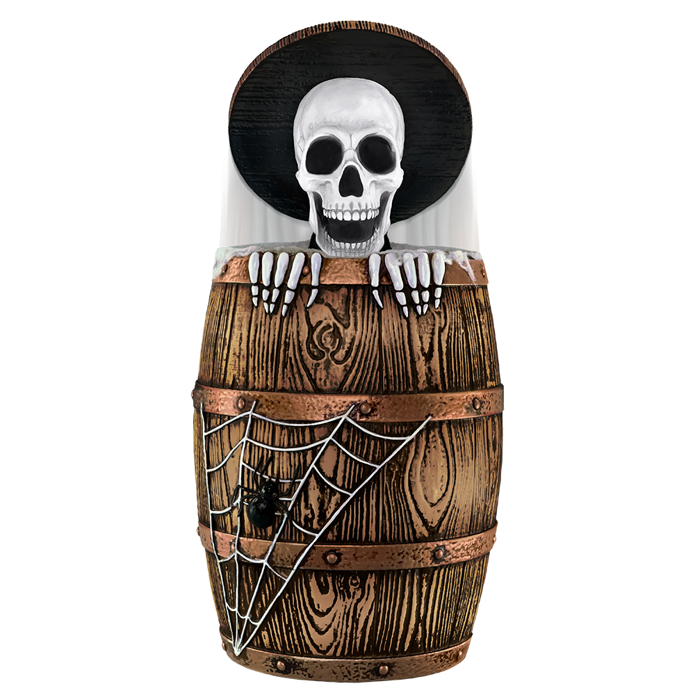 Animated Skeleton in a Barrel™